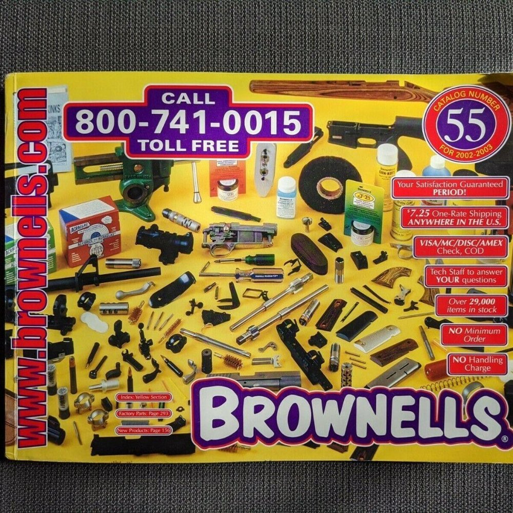 Brownells Catalog #55 (2002-2003) Firearms Parts